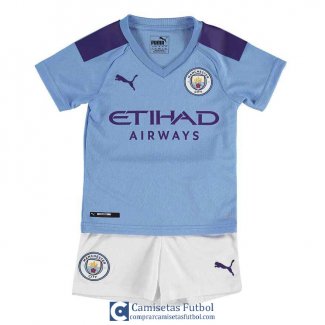 Camiseta Manchester City Ninos Primera Equipacion 2019/2020