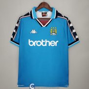 Camiseta Manchester City Retro Primera Equipacion 1997/1999