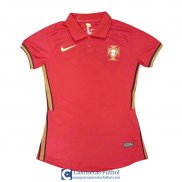 Camiseta Portugal Camiseta Mujer Primera Equipacion EURO 2020