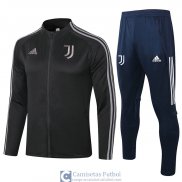 Juventus Chaqueta Black + Pantalon Navy 2020/2021