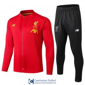 Liverpool Chaqueta Red + Pantalon Black 2019/2020