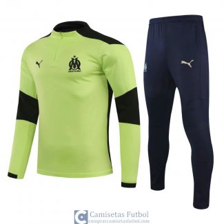 Olympique Marseille Sudadera De Entrenamiento Yellow + Pantalon 2020/2021