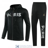 PSG x Jordan Sudadera Capucha Black + Pantalon 2020/2021