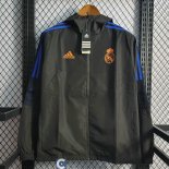 Real Madrid Chaqueta Rompevientos Black II 2022/2023