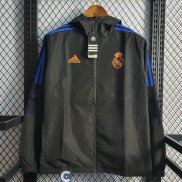 Real Madrid Chaqueta Rompevientos Black II 2022/2023