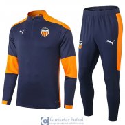 Valencia Sudadera De Entrenamiento Navy + Pantalon 2020/2021