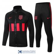 Atletico De Madrid Chaqueta Black + Pantalon 2019/2020