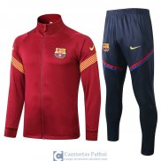 Barcelona Chaqueta Red + Pantalon 2020/2021