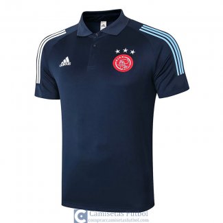 Camiseta Ajax Polo Navy 2020/2021