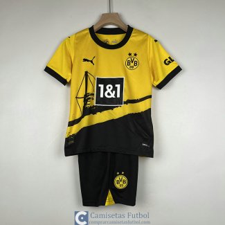 Camiseta Borussia Dortmund Ninos Primera Equipacion 2023/2024