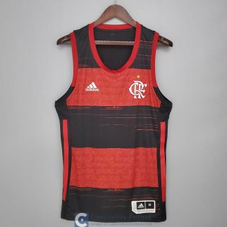 Camiseta Flamengo Vest Red Black 2021/2022