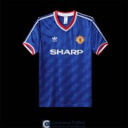 Camiseta Manchester United Retro Tercera Equipacion 1986/1988