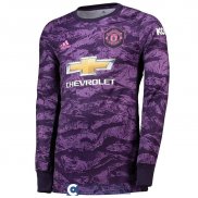 Camiseta Manga Larga Manchester United Primera Equipacion Porter