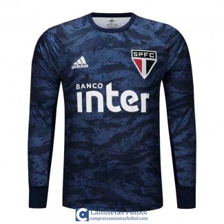 Camiseta Manga Larga Sao Paulo FC Primera Equipacion Portero 201