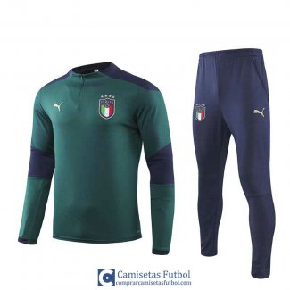 Italia Sudadera De Entrenamiento Green + Pantalon 2019/2020