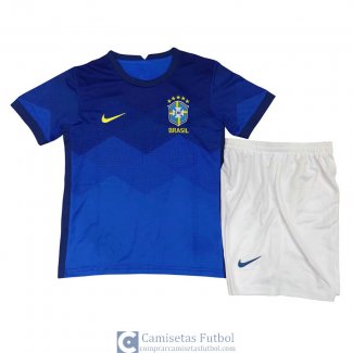 Camiseta Brasil Ninos Segunda Equipacion 2020/2021