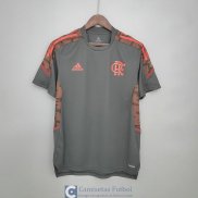 Camiseta Flamengo Training Grey Red 2021/2022