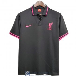 Camiseta Liverpool Polo Black 2020/2021