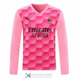 Camiseta Manga Larga AC Milan Portero Pink 2020/2021