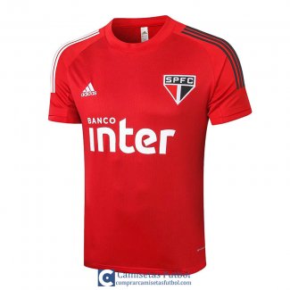 Camiseta Sao Paulo FC Training Red 2020/2021