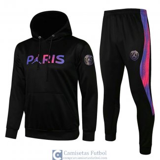 PSG x Jordan Sudadera Capucha Black II+ Pantalon Black 2021/2022