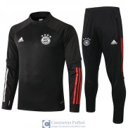 Bayern Munich Sudadera De Entrenamiento Blcak + Pantalon 2020/20