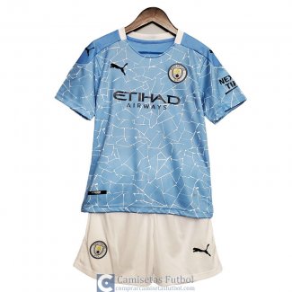 Camiseta Manchester City Ninos Primera Equipacion 2020/2021