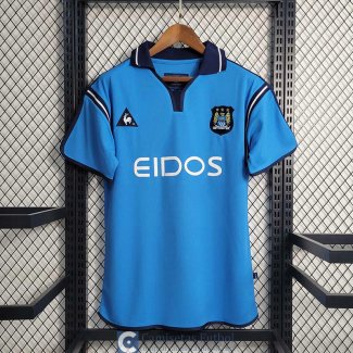 Camiseta Manchester City Retro Primera Equipacion 2001/2002