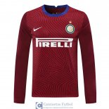 Camiseta Manga Larga Inter Milan Portero Red 2020/2021