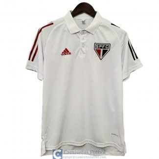 Camiseta Sao Paulo FC Polo White 2020/2021