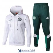 Palmeiras Chaqueta Capucha White + Pantalon 2019/2020