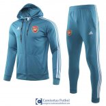 Arsenal Chaqueta Capucha Blue + Pantalon 2019/2020