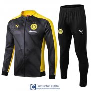 Borussia Dortmund Chaqueta Black Yellow + Pantalon 2019/2020