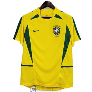 Camiseta Brasil Retro Primera Equipacion 2002 2003