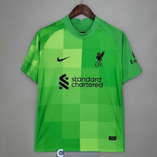 Camiseta Liverpool Portero Green 2021/2022