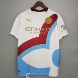 Camiseta Manchester City Training Red White Blue 2021/2022