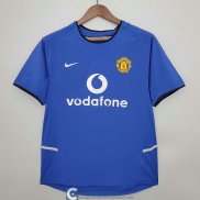 Camiseta Manchester United Retro Segunda Equipacion 2002/2004