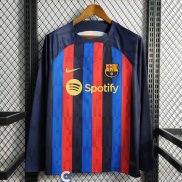 Camiseta Manga Larga Barcelona Primera Equipacion 2022/2023