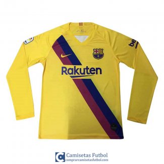 Camiseta Manga Larga Barcelona Segunda Equipacion 2019/2020