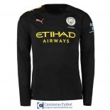 Camiseta Manga Larga Manchester City Segunda Equipacion 2019/202