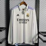 Camiseta Manga Larga Real Madrid Primera Equipacion 2022/2023