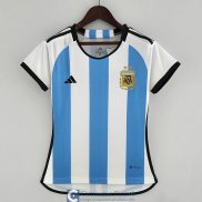 Camiseta Mujer Argentina Primera Equipacion 2022/2023