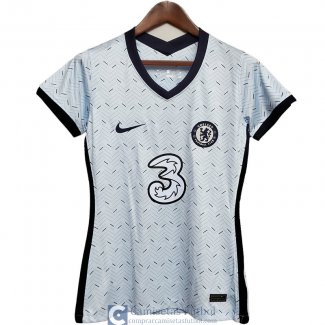 Camiseta Mujer Chelsea Segunda Equipacion 2020/2021