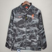 Liverpool Chaqueta Rompevientos Grey Camouflage 2021/2022