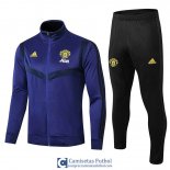 Manchester United Chaqueta Blue + Pantalon 2019/2020