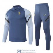 Tottenham Hotspur Sudadera De Entrenamiento Blue + Pantalon 2020/2021