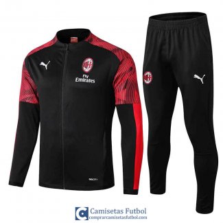 AC Milan Chaqueta Black + Pantalon 2019/2020