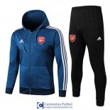 Arsenal Chaqueta Capucha Blue White + Pantalon 2019/2020