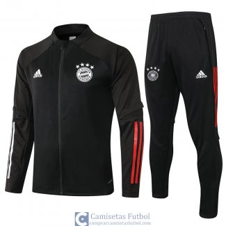 Bayern Munich Chaqueta Black + Pantalon 2020/2021