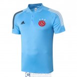 Camiseta Ajax Polo Blue 2020/2021